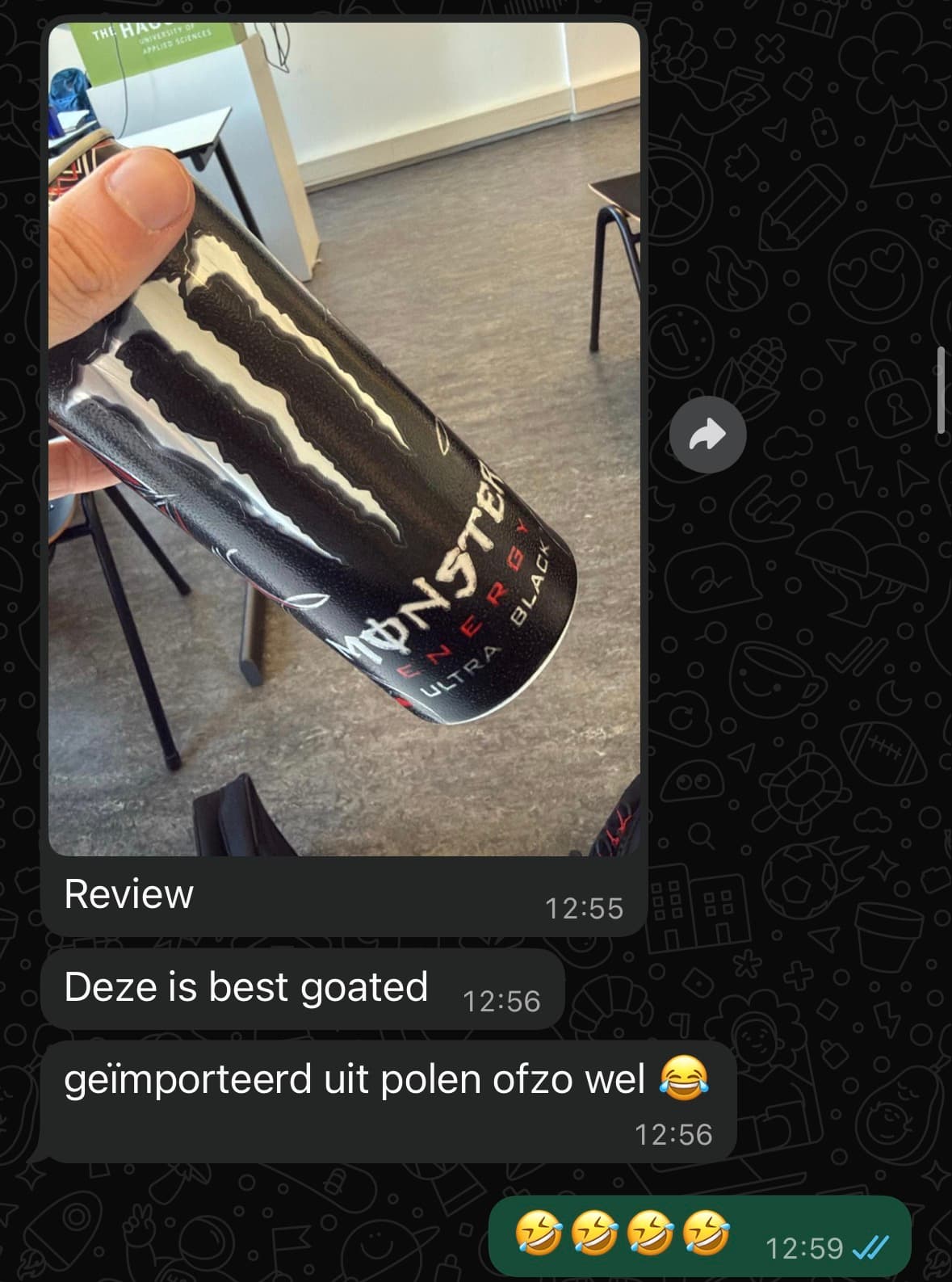 WhatsApp chat, flavour review